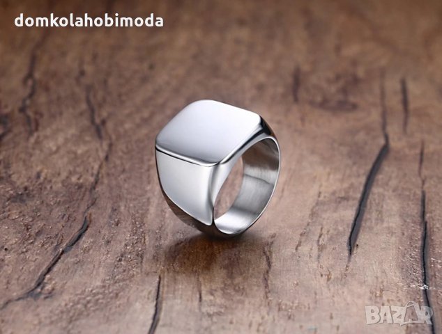  Пръстени колие Stainless Steel Неръждаема стомана , снимка 9 - Пръстени - 27477623