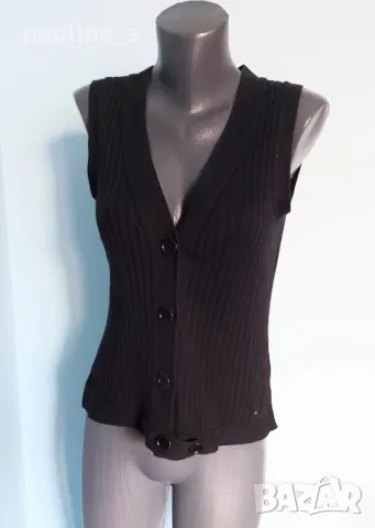 Два (2) броя / Дамски елек "Tommy Hilfiger" и "S'Oliver" / черен марков елек , снимка 2 - Елеци - 48266745