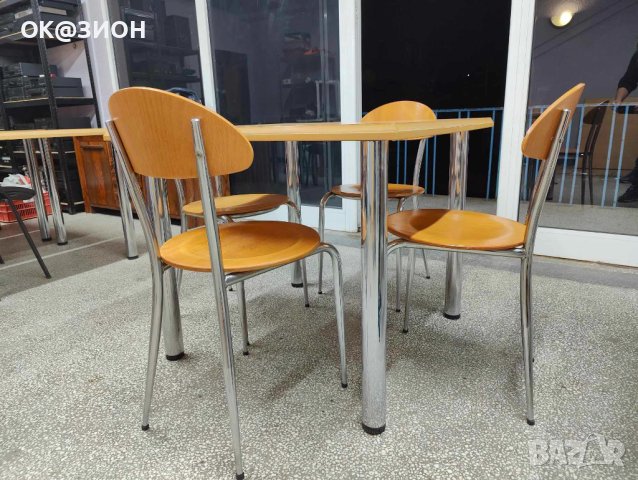 Маса с 4 стола 