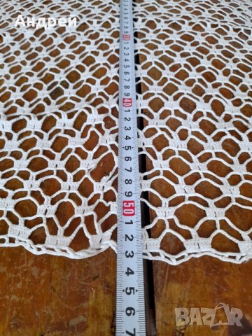 Стара плетена покривка #21, снимка 3 - Антикварни и старинни предмети - 44086962