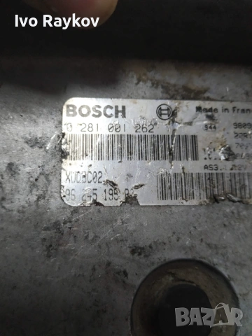 компютър CITROEN XANTIA PEUGEOT 406 1.9TD, 9624519580, BOSCH ,0281001262, снимка 4 - Части - 53222543