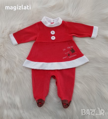 Коледна рокля 3 месеца, снимка 6 - Бебешки рокли - 38618767