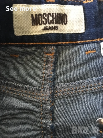 MOSCHINO Jeans дамски дънки 30, снимка 4 - Дънки - 52553165
