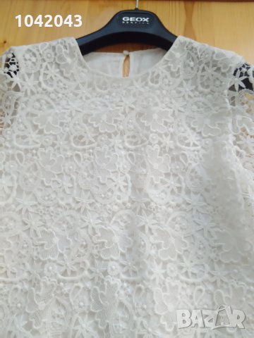 Бяла блуза Манго S, снимка 6 - Ризи - 27010640