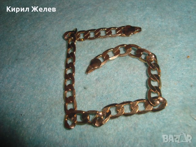 ПОЗЛАТЕНА МОДНА ГРИВНА КЛАСИЧЕСКА ПЛЕТКА от БЛАГОРОДНА НЕРЪЖДАЕМА СТОМАНА 6994, снимка 5 - Гривни - 35363997