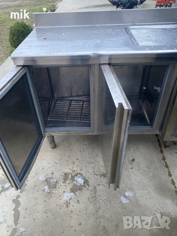 Професионална хладилна маса с мивка, снимка 5 - Обзавеждане на кухня - 43184467