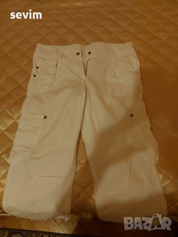Дамски бели панталони номер М 