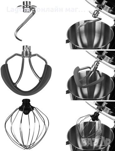 Кухненски робот Ruhhy, c резачка за месо, блендер, 3 в 1, 2200W, голяма купа 6,2л, 6 нива на мощност, снимка 10 - Кухненски роботи - 52548592