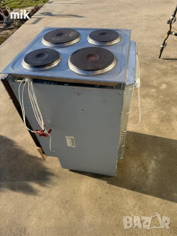 Печка с котлони Сименс 45 см широка, снимка 8 - Печки, фурни - 53523808