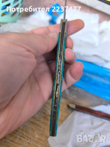 соц дълго дегустаторско ножче Велико Търново , снимка 3 - Ножове - 51645877