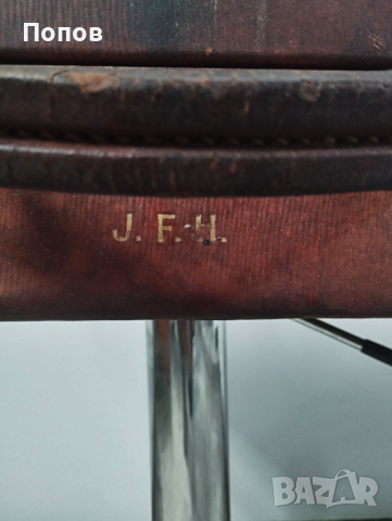Колекция от стари кожени куфари, снимка 6 - Куфари - 44846772