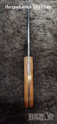 Голям ловджийски нож / Махагоново дърво / BUSCHRAFT , снимка 7 - Ножове - 38529702