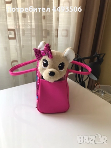 Куче с чантичка, снимка 2 - Плюшени играчки - 51697148
