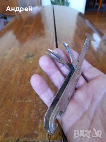 Стар джобен нож,ножче,ножка #7, снимка 5 - Антикварни и старинни предмети - 38014317