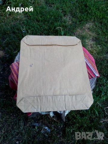 Стар хартиен чувал Циментов завод Темелково, снимка 5 - Антикварни и старинни предмети - 26309277