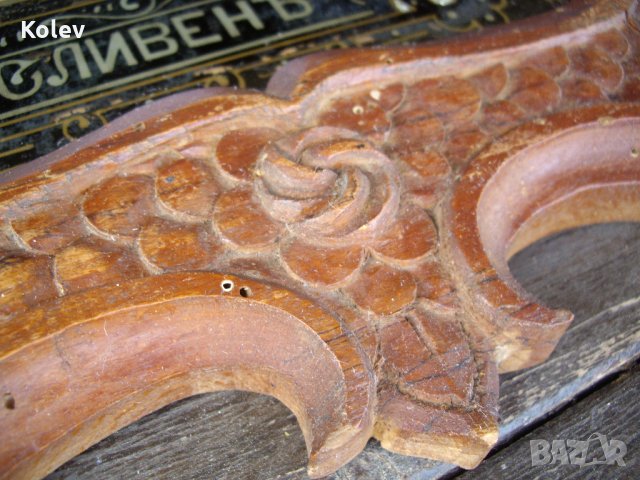Дърворезба рамка Сливен от 1908, снимка 8 - Антикварни и старинни предмети - 35247667