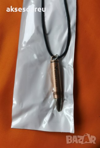 Колие медальон с верижка каишка с форма на патрон куршум патрон от автомат модни бижута за подарък з, снимка 11 - Колиета, медальони, синджири - 38329316