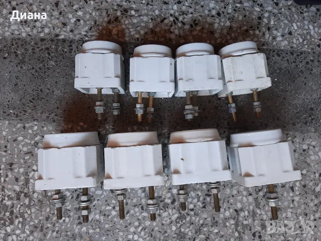 Панцер. Основи за предпазители (бушони) 25А и 63А - черни и бели, снимка 11 - Други - 47897502