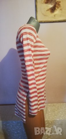 Блуза с дълъг ръкав и удължен гръб на Bershka, р-р S , снимка 5 - Блузи с дълъг ръкав и пуловери - 34582607