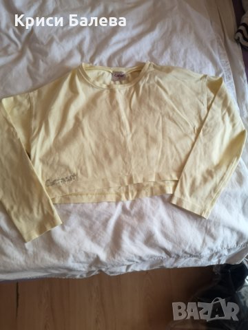 Детска рокля Contrast и горнище с дълъг ръкав 128 см /7г , снимка 4 - Детски рокли и поли - 27978591