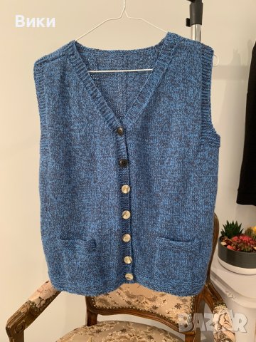 Плетен елек, снимка 7 - Елеци - 43951820