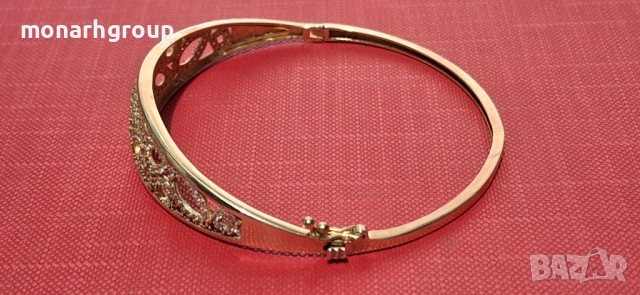 Златна гривна / 8 карата, снимка 5 - Гривни - 51956809