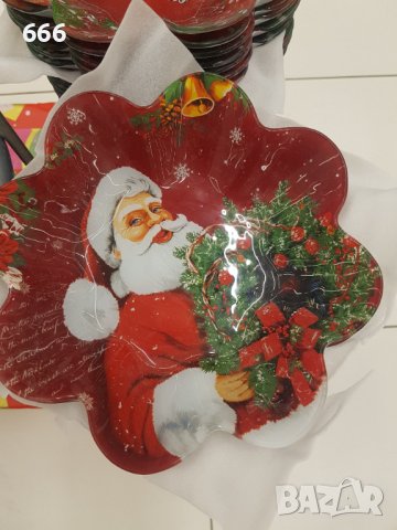 Стъклени чинии и купи, снимка 3 - Чинии - 43010903