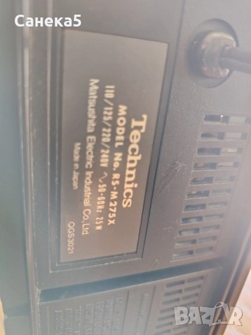TECHNICS RS-M275X, снимка 8 - Ресийвъри, усилватели, смесителни пултове - 46292434