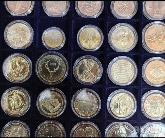 колекция от 60 броя Юбилейни монети - без повтарящи се, снимка 3 - Нумизматика и бонистика - 47440438