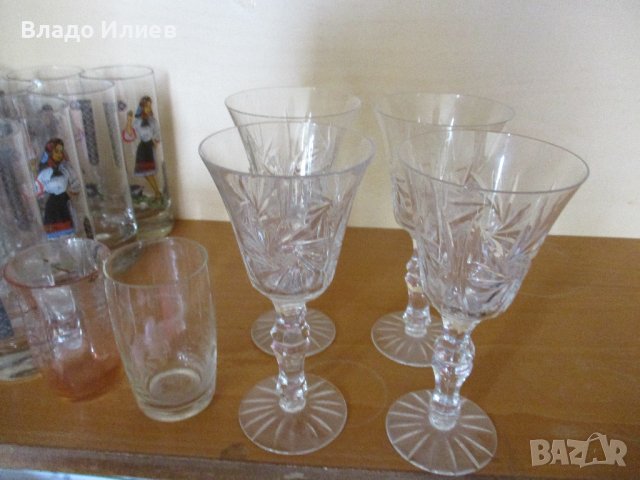 Чаши и сервизи стъклени, порцеланови и пластмасови разнообразни, и метални канчета, снимка 10 - Чаши - 31542829