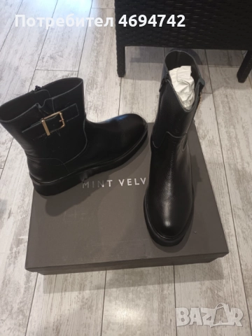 Дамски Боти Mind Velvet 40 размер Черни, снимка 2 - Дамски боти - 52949779