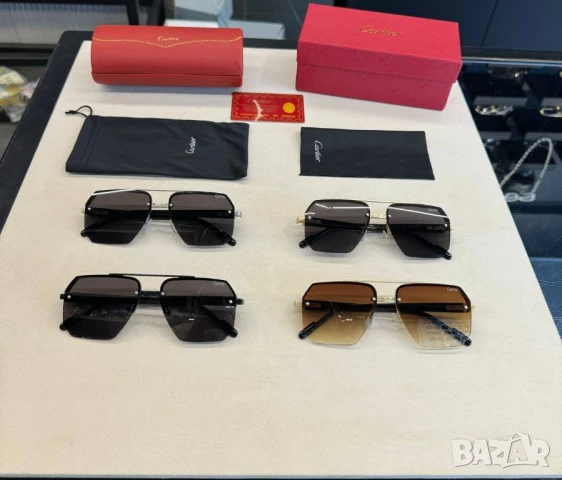 очила с черен обикновен калъф cartier gucci , снимка 8 - Слънчеви и диоптрични очила - 51116908