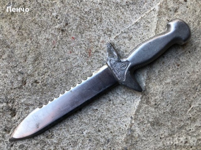 стар военен /водолазен, подводничарски/ нож - MADE IN HUNGARY, снимка 1