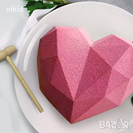 дървено чукче дървен чук подходящ за чупене на шоколадова черупка шоколадово сърце диамантено , снимка 2 - Други - 33445775