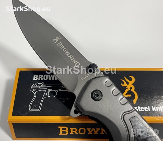 Метален сгъваем нож Browning fa68, снимка 4 - Ножове - 38417263