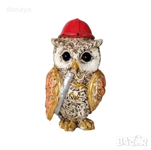 5718 Сувенир Бухал с професия подарък за дипломиране, 7 см, снимка 5 - Статуетки - 49335776