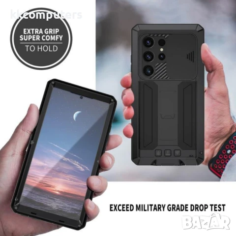 Samsung Galaxy S25 Ultra R-JUST Удароустойчив/Водоустойчив Калъф и Протектор, снимка 7 - Калъфи, кейсове - 51418438