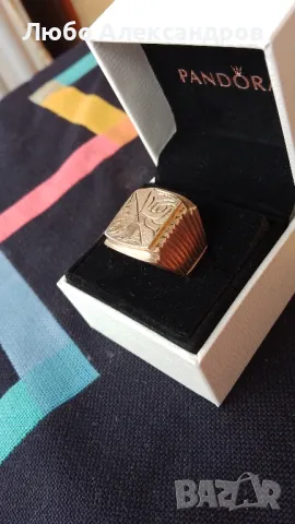 Масивен златен мъжки пръстен., снимка 10 - Пръстени - 48750851