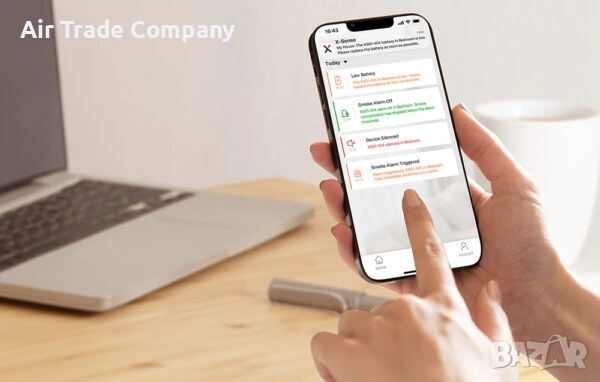 Смарт сензор за дим X-Sense XS01-WX, снимка 4 - Друга електроника - 51639070