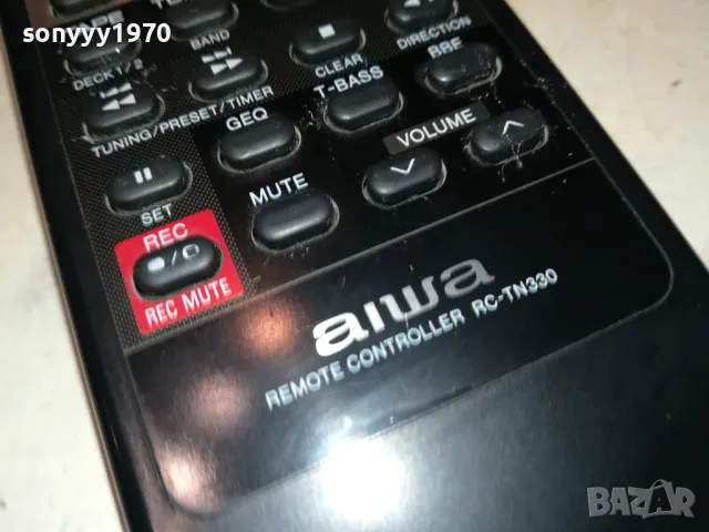 AIWA RC-TN330 AUDIO REMOTE CONTROL-ВНОС SWISS 3012241122, снимка 4 - Ресийвъри, усилватели, смесителни пултове - 48496344
