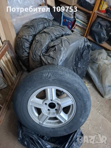 4 бр. Алуминиеви джанти 15'' за SUVs + гуми, снимка 4 - Гуми и джанти - 51155588