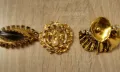 Позлатени бижута,брошки. Брошка,уникат , снимка 1