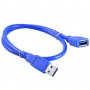 1.5m дълъг USB 2.0  удължител за телефон зарядно и други, снимка 1 - Други - 27488780