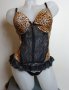 Комплект корсет и бикина в леопардов принт, снимка 6