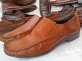Мъжки мокасини КАТО НОВИ LUCIANO BELLINI® original, 💯 % естествена кожа, 42 - 43, снимка 6