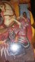 Голяма дървена икона на св.Георги. Много запазена. Внос от Гърция, снимка 2