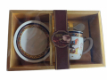 Комплект от 3 части -  чаша,чинийка,лъжичка, за пълноценно удоволствие в стил, снимка 1 - Други стоки за дома - 44935281
