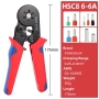 Клещи за кримпване HSC8 6-6A с кутия 4392, снимка 3