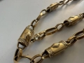 30.58гр 63см мъжки златен ланец версаче / златно колие / синджир / ланец / злато / златен / GOLD 585, снимка 8