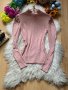Розова блуза Амису, снимка 1 - Блузи с дълъг ръкав и пуловери - 43657216